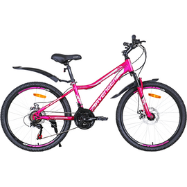 Велосипед 24 avenger c243dw, розовый неон / серый, 13 %Future_395 (фото 1)